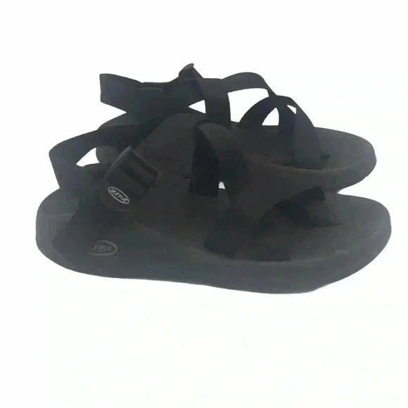 IAXYUE BLACK STRAPY COMFORT HIKING SANDALS BOYS SIZE 3 OUTDOOR TRAIL SHOES - Picture 11 of 15